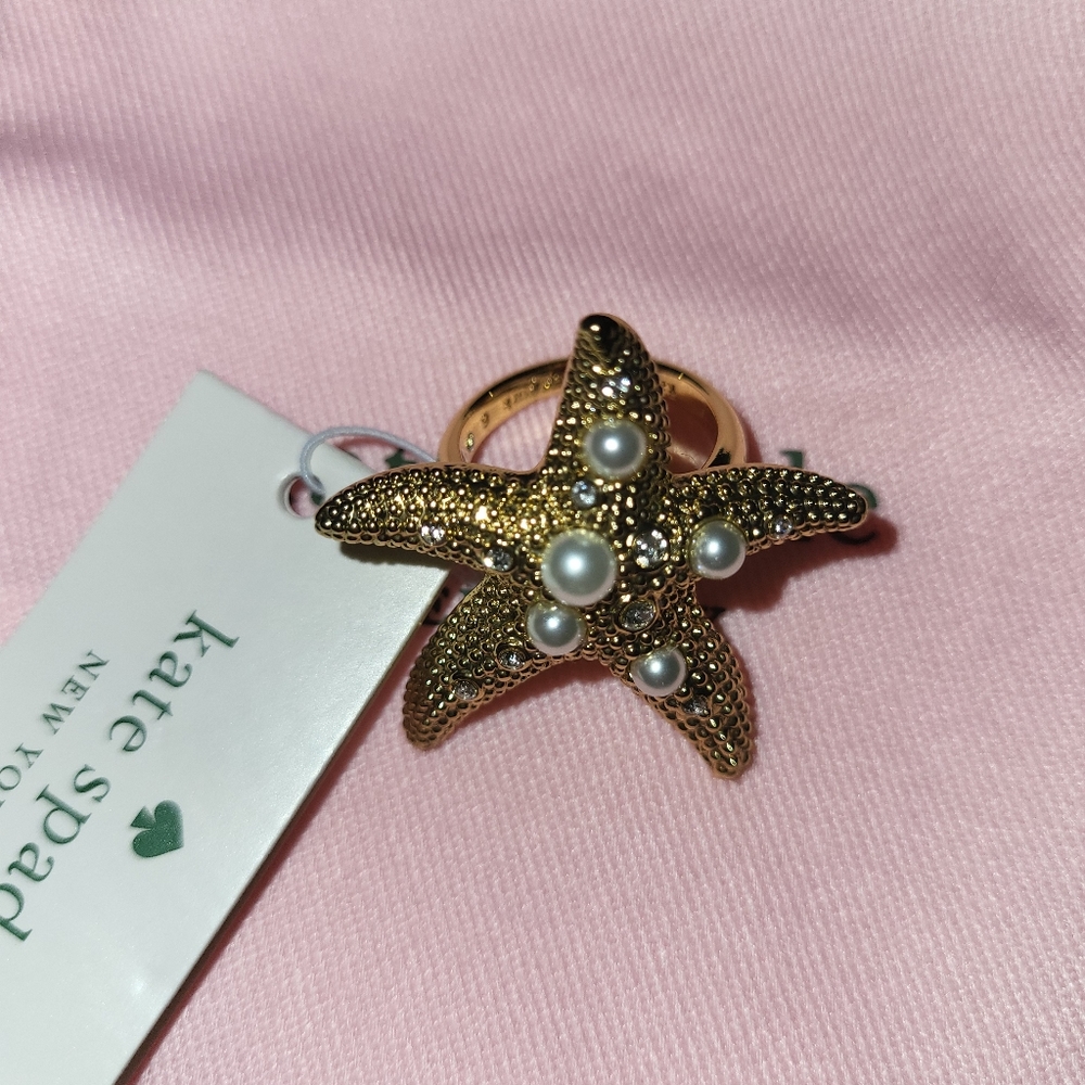 KATE SPADE • Sea Star Starfish Ring - Picture 4 of 12